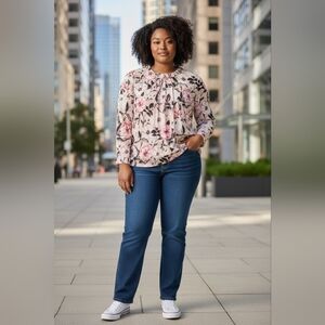 Karl Lagererfeld Floral Blouse